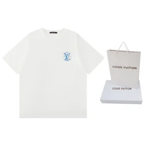 High Quality Designer Louis Vuitton Cotton Short-Sleeved T-Shirt
