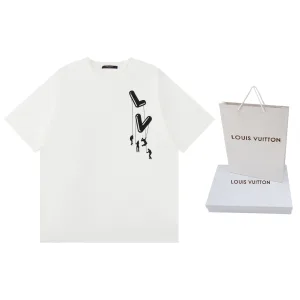 High Quality Aaa Louis Vuitton Cotton Short-Sleeved T-Shirt