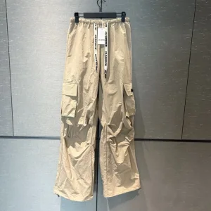 Designer Jil Sander Leather Trousers