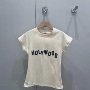 High Quality Loewe Wood Short-Sleeved T-Shirt