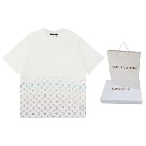 1:1 Louis Vuitton Cotton Short Sleeves For Fall