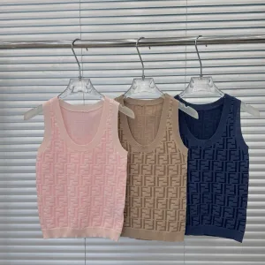 High Quality Aaa Fendi Jacquard Vest