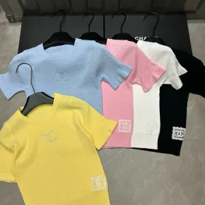 Aaa Chanel Stone Short Sleeves