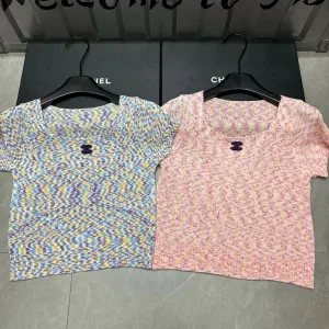 Designer Luxury Chanel Short Sleeves