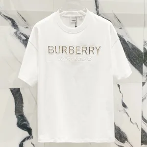 AAA Luxury Burberry Short Sleeves Ash Cotton Pure Spring Summer