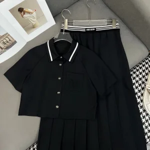 High Quality Miu Miu Short-Sleeved Shirt