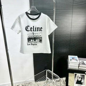 Luxury 1:1 Celine Short-Sleeved T-Shirt