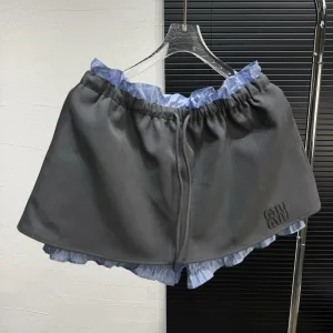 Designer Luxury Miu Miu Short Skirt