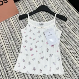Luxury Aaa Chanel Jacquard Tank Top