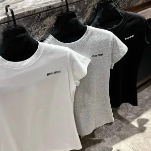 1:1 Miu Miu Short-Sleeved T-Shirt