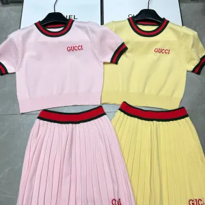 Designer Luxury Gucci Jacquard Short-Sleeved Shirt