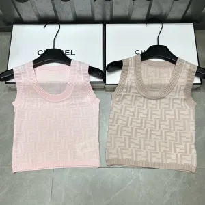 Aaa Luxury Fendi Jacquard Vest