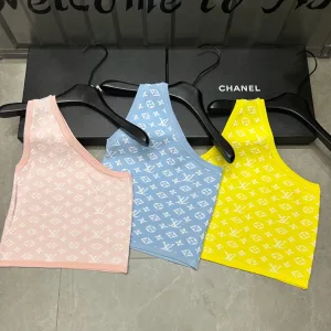 Designer Luxury Louis Vuitton Jacquard Vest