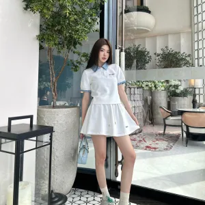 1:1 Aaa Miu Miu Plaid Short-Sleeved Shirts