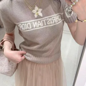 Designer 1:1 Dior Cashmere Short-Sleeved Shirt