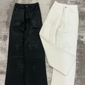 Aaa Chrome Hearts Leather Trousers