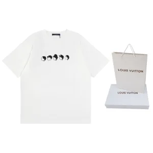Luxury Louis Vuitton Cotton Short-Sleeved T-Shirt