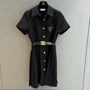 Designer 1:1 Chanel Gold Short-Sleeved Shirts
