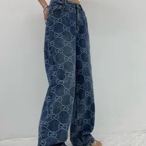 Designer Aaa Gucci Cotton Jeans For Spring