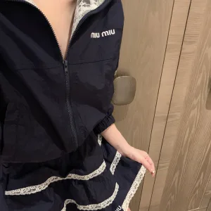 Luxury Miu Miu Lace Outerwear