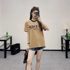 Aaa High Quality Fendi Cotton Short-Sleeved T-Shirts