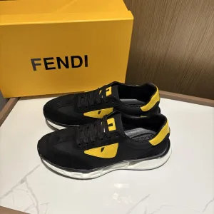 Luxury High Quality Fendi Cowhide Casual Shoes