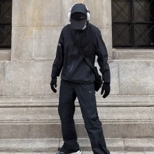 Luxury Super Clone Nike Casual Pants Black Nylon Spring