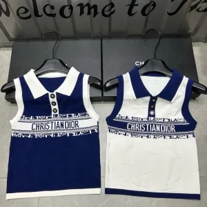 Luxury High Quality Dior Jacquard Vest