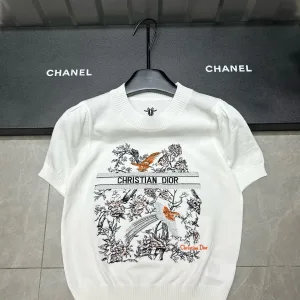 Luxury Designer Dior Short Sleeves