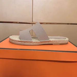Aaa Hermès Calfskin Slippers