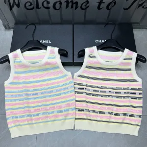 1:1 Miu Miu Jacquard Vest
