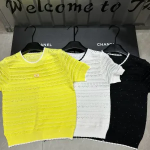 Luxury Chanel Short Sleeves