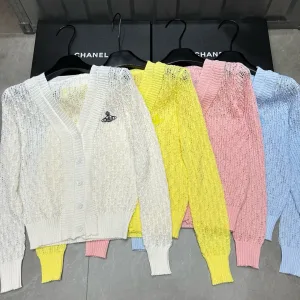 Luxury High Quality Vivienne Westwood Wood Cardigan