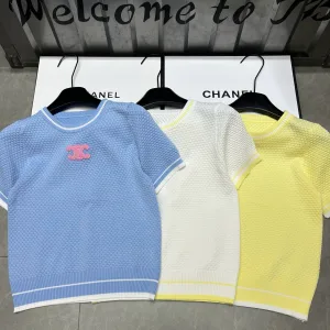High Quality Luxury Celine Short Sleeves