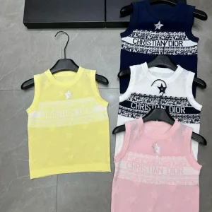 Luxury Dior Jacquard Vest