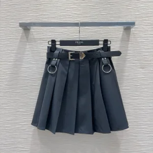 High Quality Luxury Prada Short Skirt