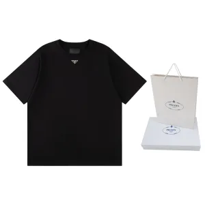 Designer Prada Cotton Short-Sleeved T-Shirt