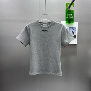 1:1 High Quality Miu Miu Short-Sleeved T-Shirt