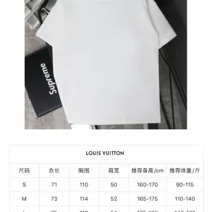 Super Clone Louis Vuitton Short-Sleeved Shirts Red Cotton Pure