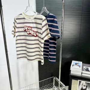 High Quality Luxury Miu Miu Short-Sleeved Shirts