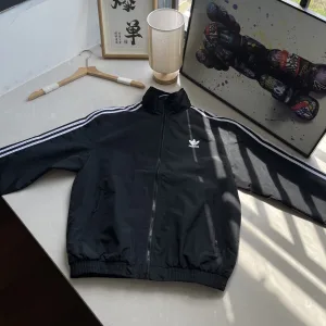 Designer Adidas Jeans Red Down Street Style
