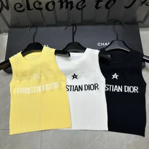 Luxury Dior Jacquard Vest