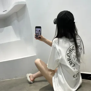 Luxury Chrome Hearts Cotton Short Sleeves