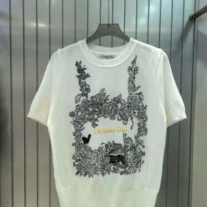 High Quality Designer Dior Short Sleeves
