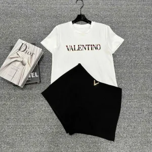 1:1 Valentino Gold Short-Sleeved Shirts