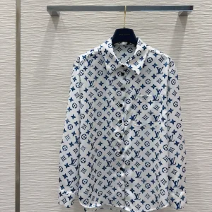 Designer Louis Vuitton Long-Sleeved Shirt