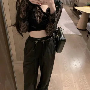 Aaa Chanel Lace Trousers
