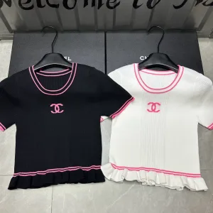 Aaa Chanel Jacquard Short Sleeves