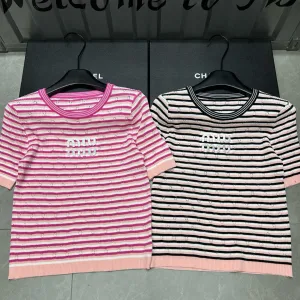 Luxury Miu Miu Short Sleeves
