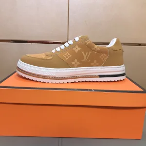 High Quality Luxury Louis Vuitton Leather Casual Shoes